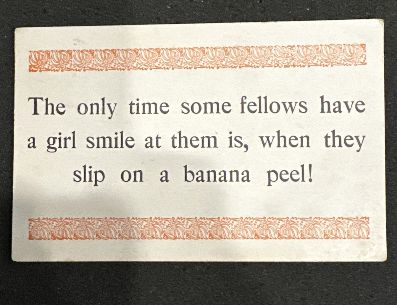 Vintage Comic Motto Postcard posted With Divided Back USA
