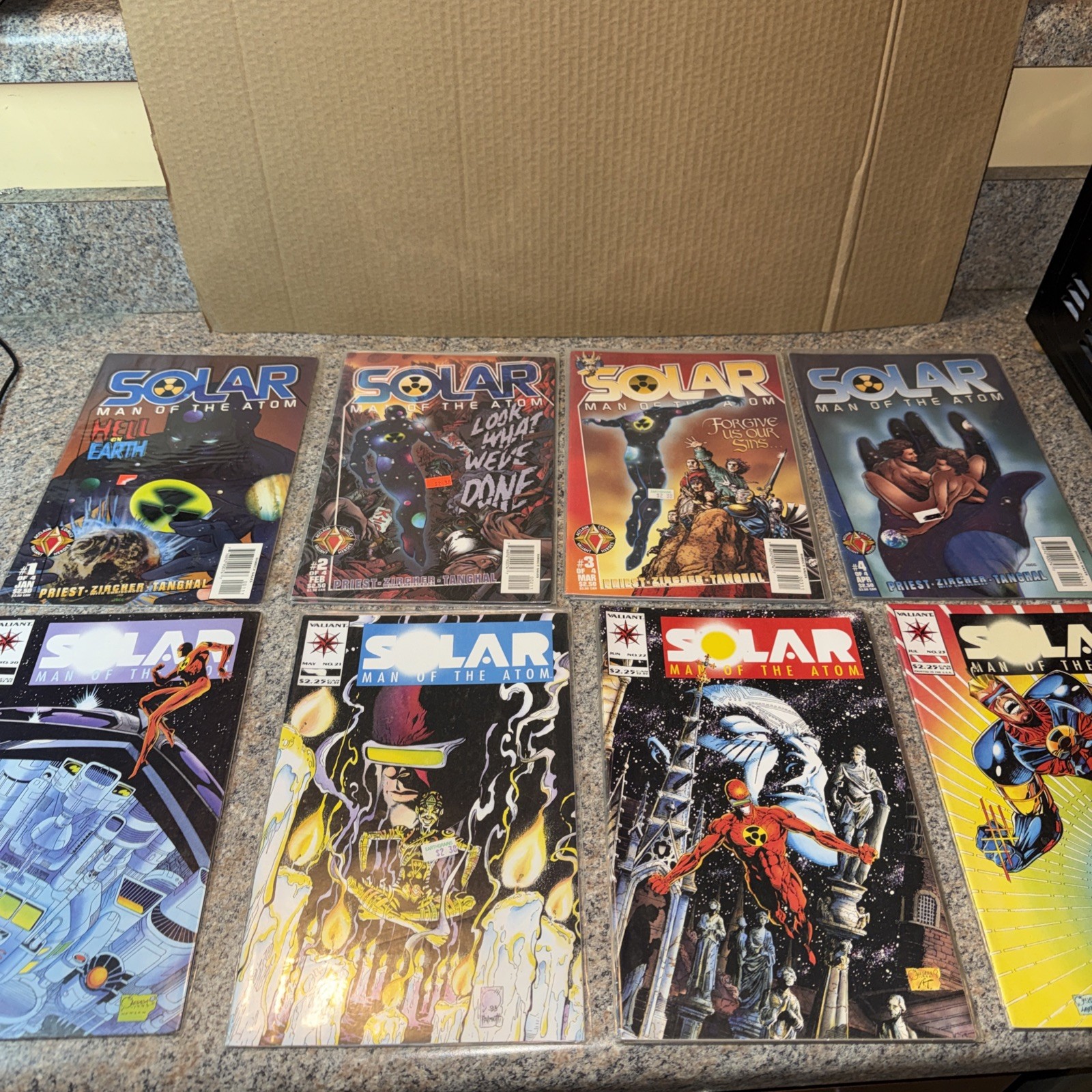 Solar Man of the Atom # 1-4 & 20-34 Lot W/ Protective Sleeves NM 43 In Total