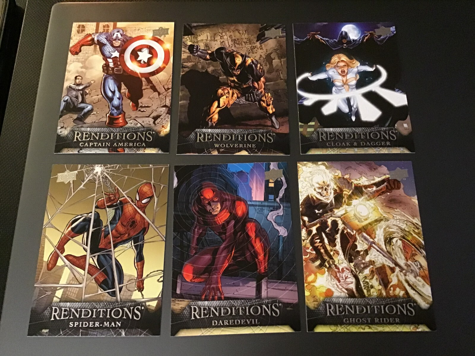 2024 Marvel Renditions Spider-Man pick a card BASE INSERTS & PARALLELS