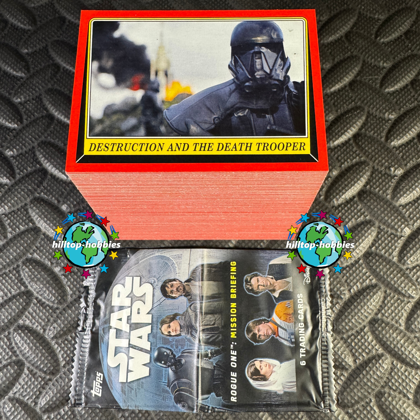 2016 TOPPS STAR WARS ROGUE ONE MISSION BRIEFING COMPLETE BASE SET OF 110+WRAPPER
