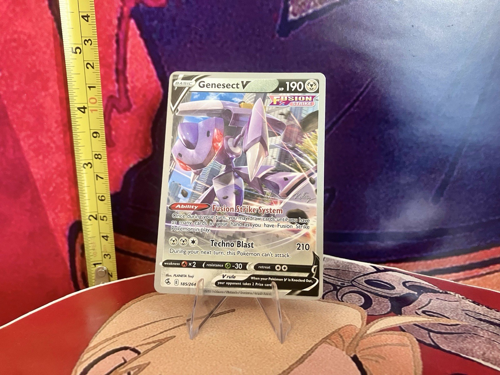 Pokemon Genesect V 2022 World Championship TCG Collectable English Trading Card