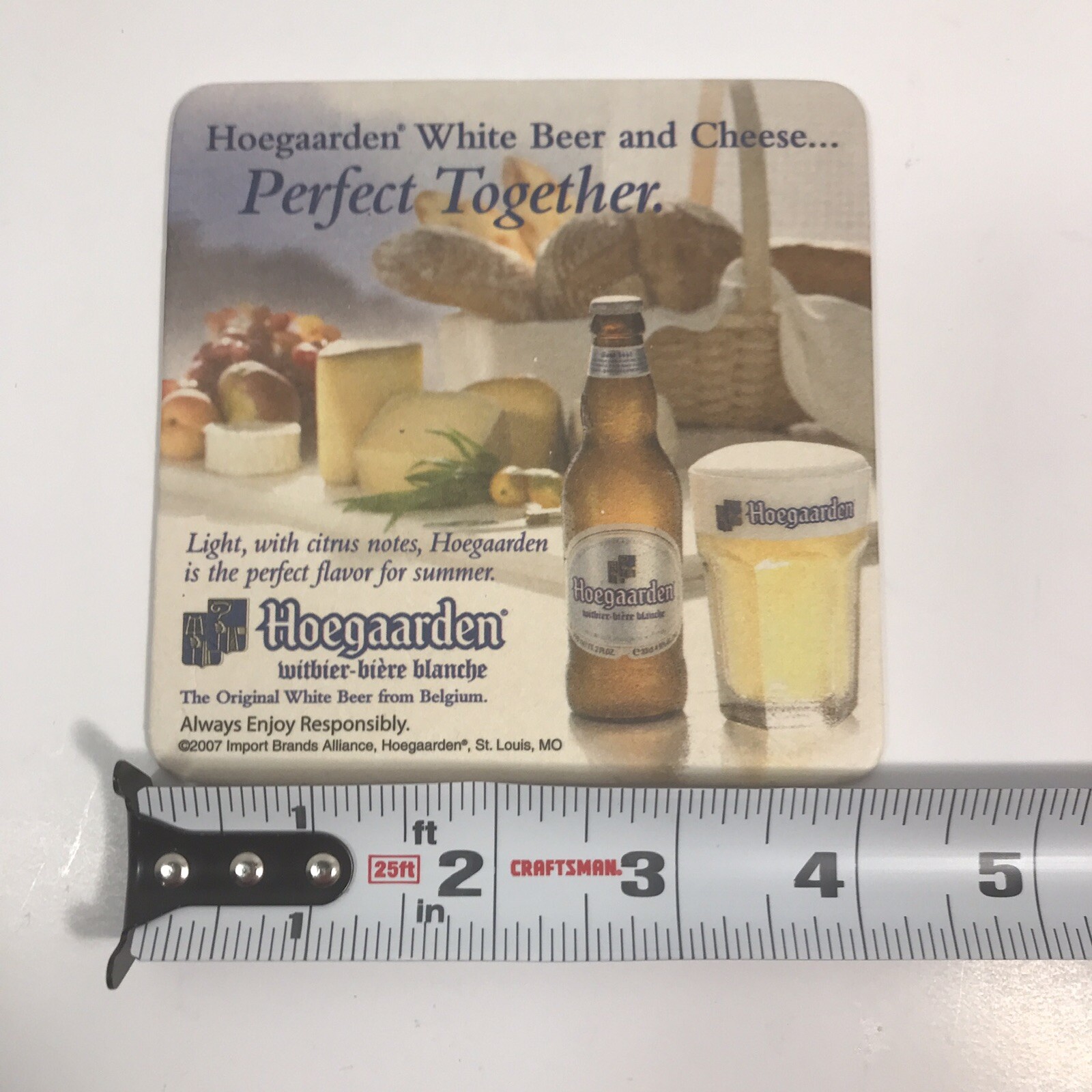 Hoegaarden Paper Coasters Double-sided