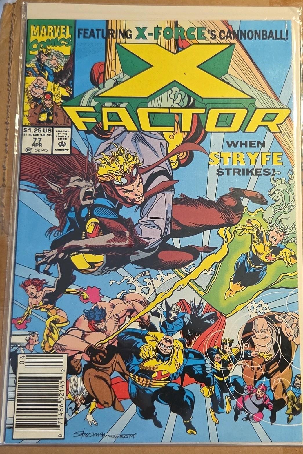 Marvel Comics X-Factor #4 (1992) When Stryfe Strikes! Direct Hama