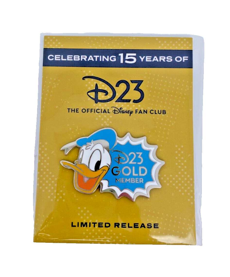 Disney D23 Exclusive LR Limited Release Pin Donald Duck 15th Anniversary