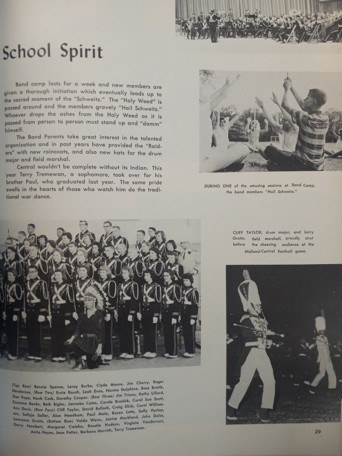 1960 Flint Central High School Yearbook Prospectus Michigan MI