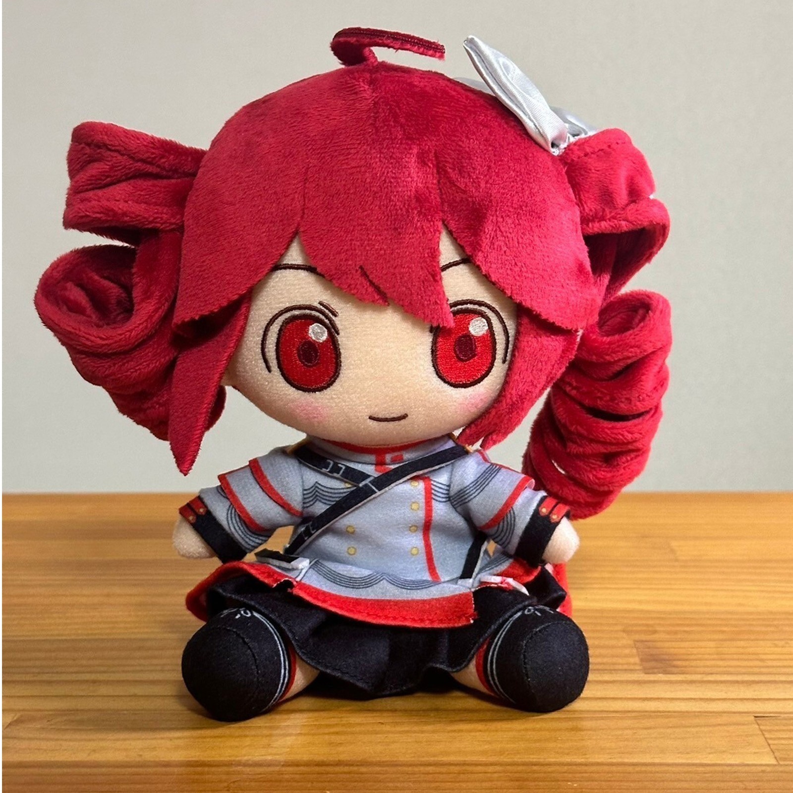 Kasane Teto Osuwari Big Plush Doll Sitting Virtual Singer Round One Rare