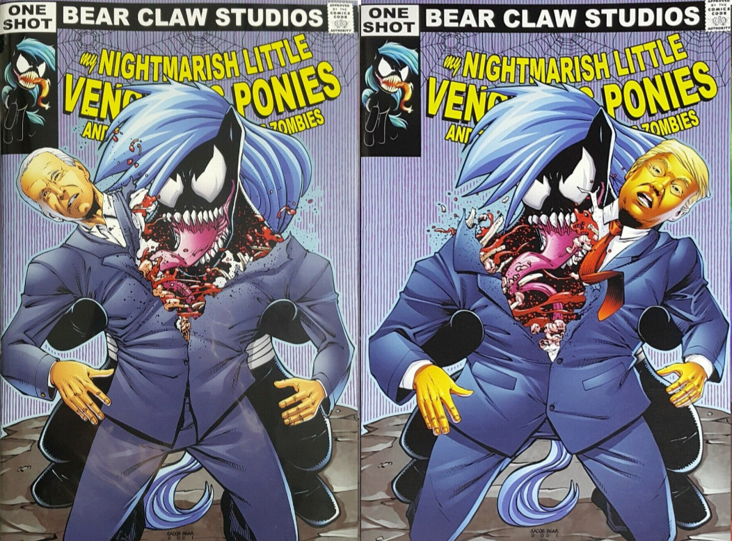 My Nightmarish Little Venomous Ponies Jacob Bear ASM 238 Trade Dress Cover Set