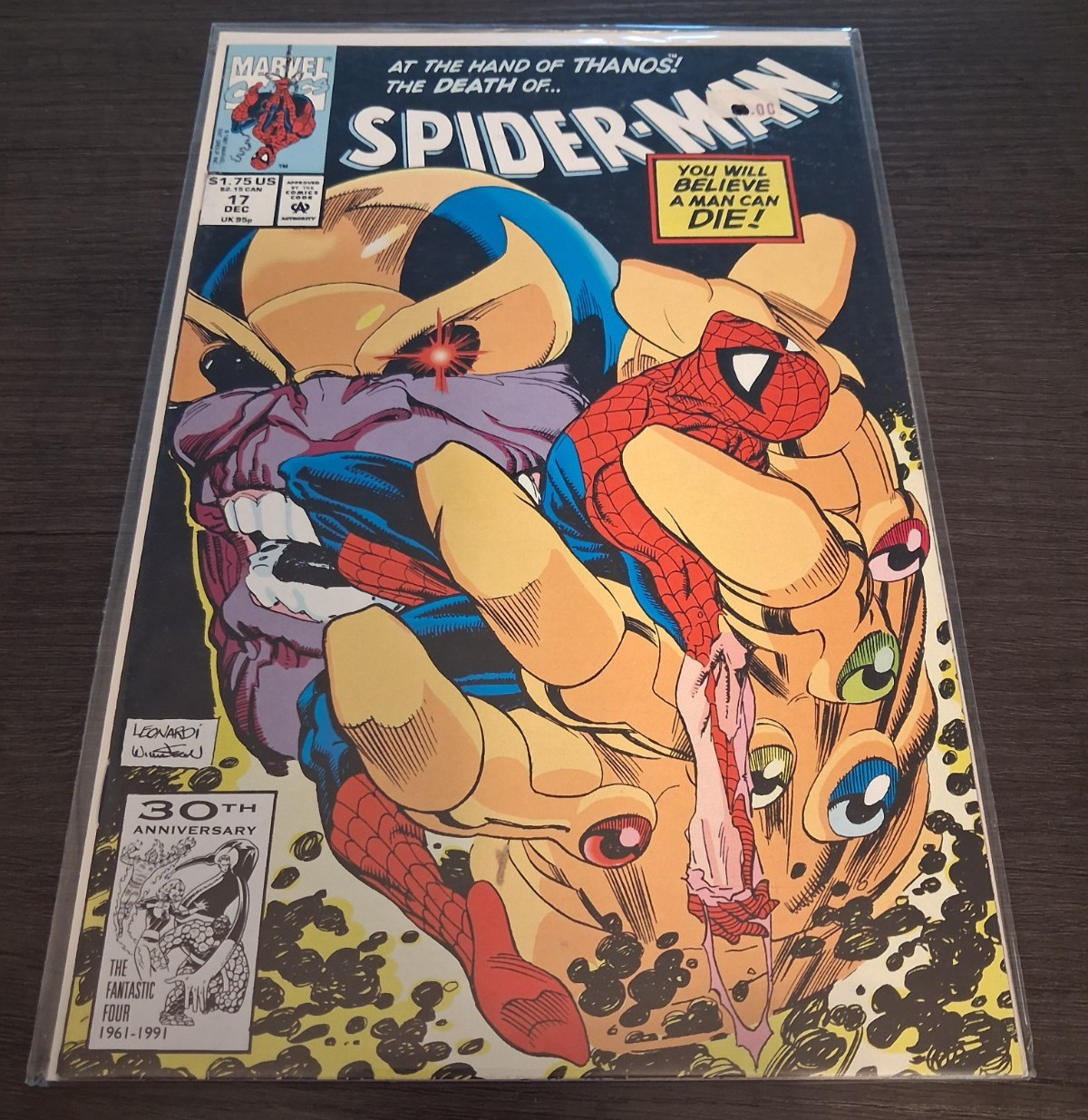 Spider-Man #17 Thanos Appearance! Marvel 1991