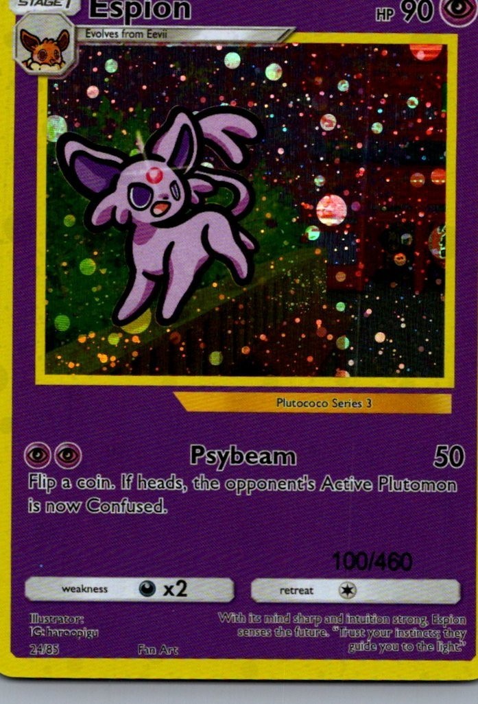 Espeon Pluto Coco Series 3 Fan Art Single