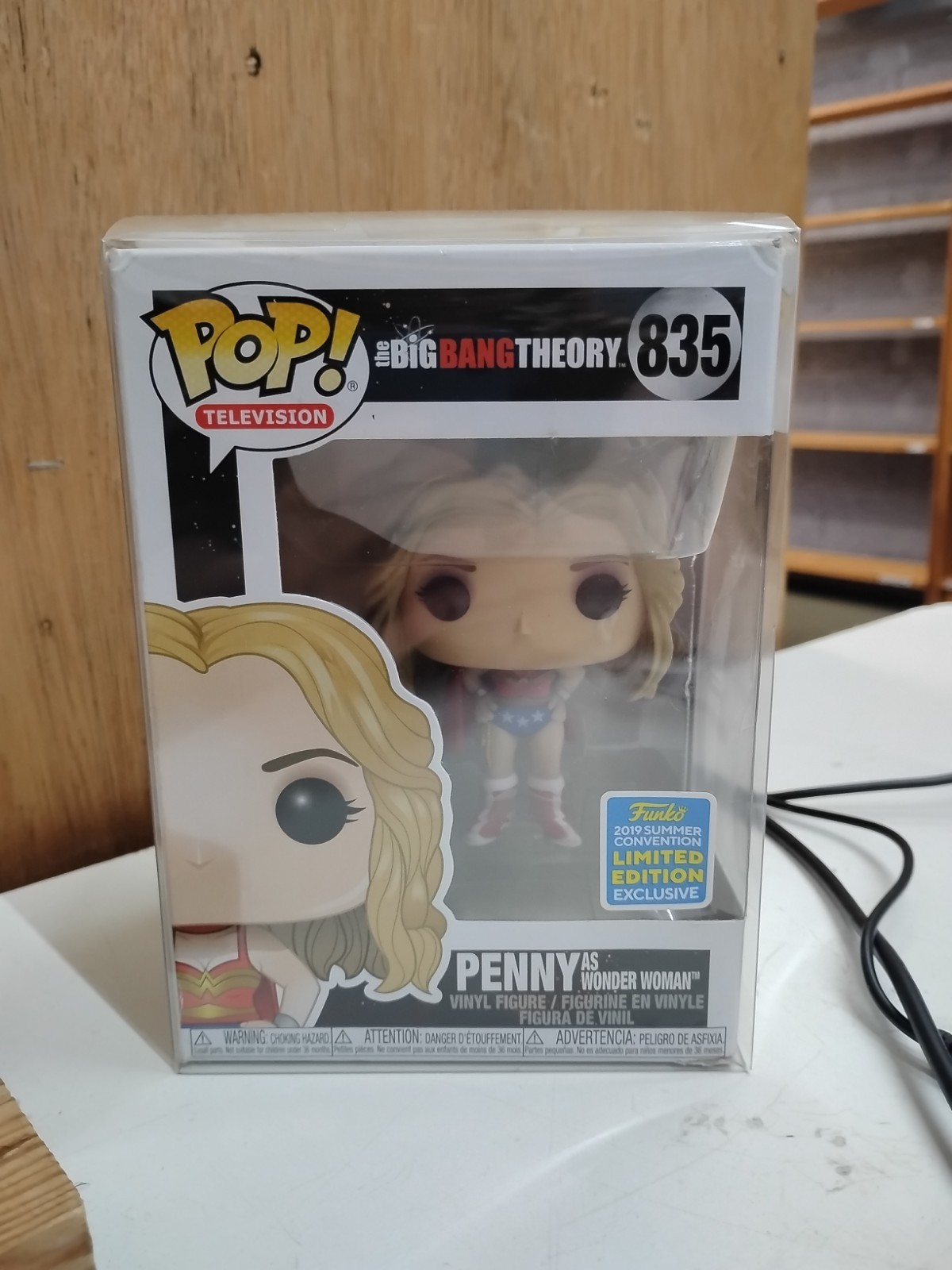 Funko Pop! Vinyl: Big Bang Theory – Penny as Wonder Woman – San Diego Comic Con