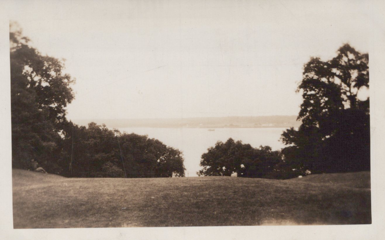 Antique 1928 View from Washington’s Home at Mt Vernon Original Rare Photo