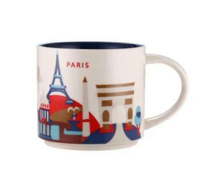 Starbucks 414ml Global City Paris New York London “You Are Here”Coffee Mugs Cup