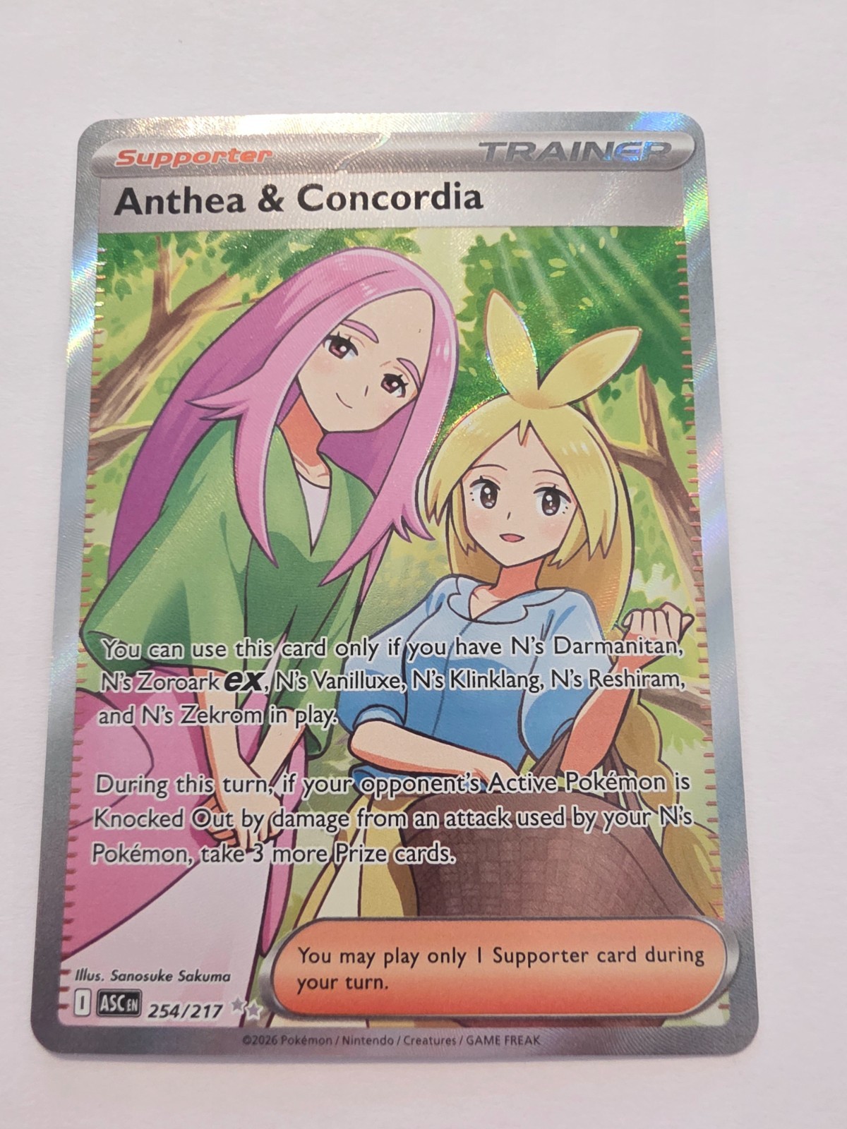 Pokémon Anthea and Concordia 254/217 Ascended Heroes