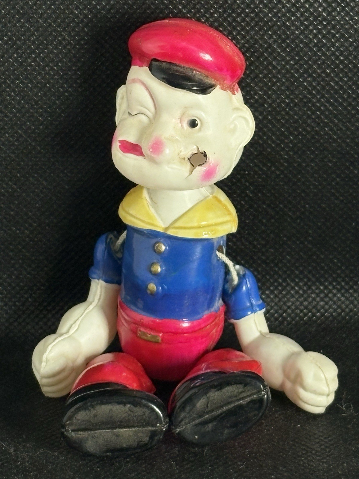 Popeye Celluliod Joined Figure Late 1930s-40s 6″ Tall
