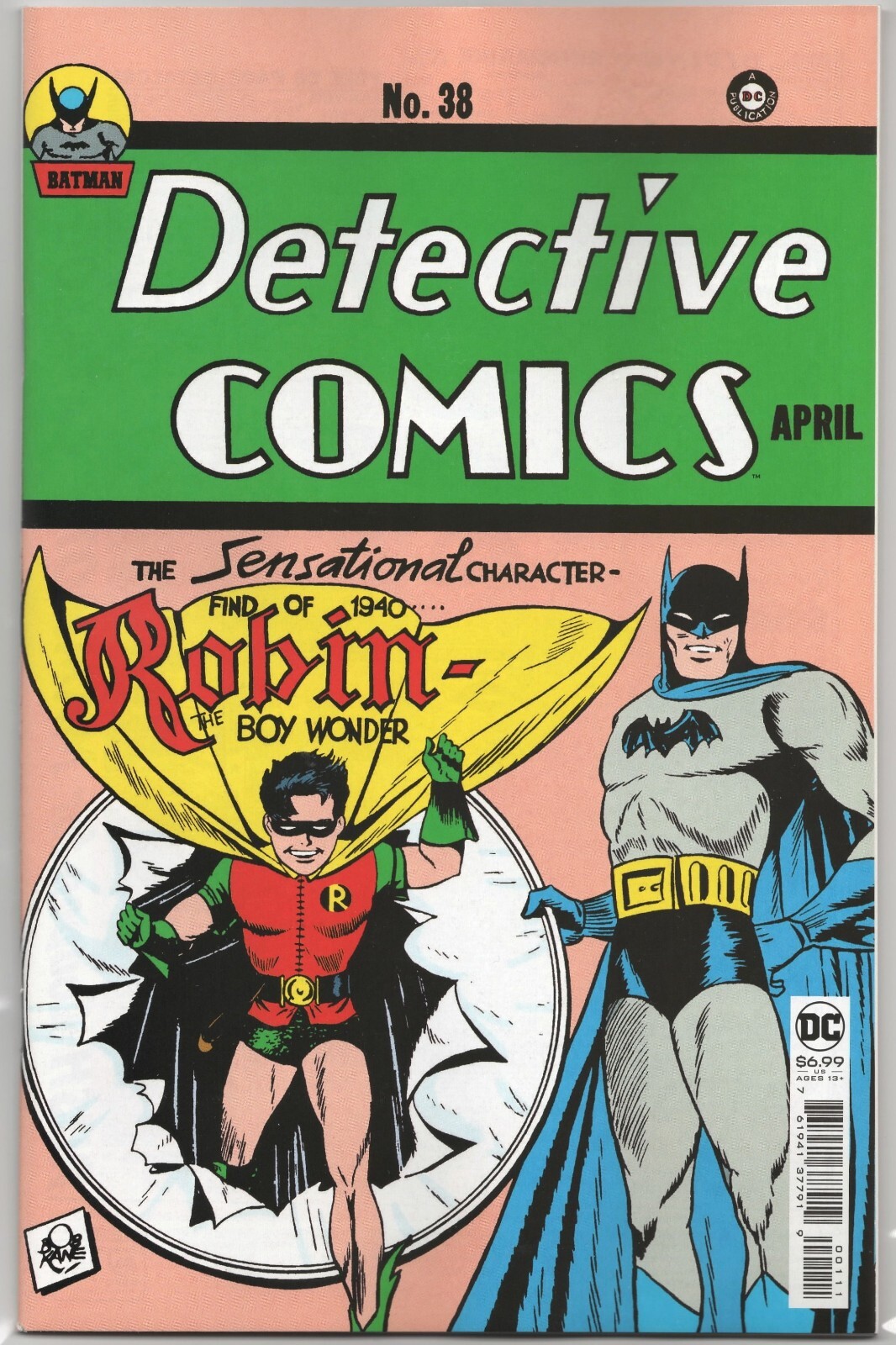 Detective Comics #27 & #38 FACSIMILE 1ST App of Batman & Robin 2022