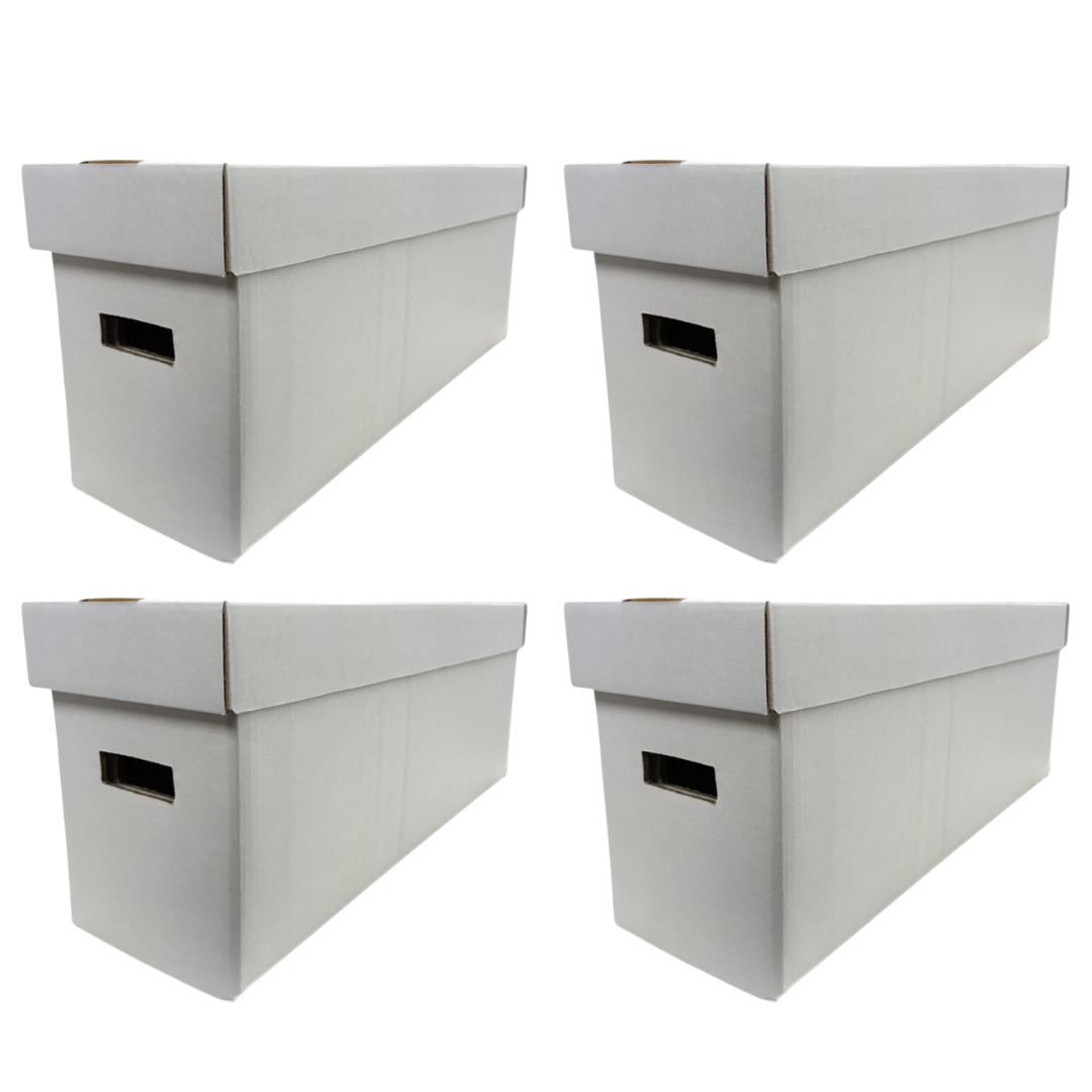 4 Long Comic Book Box • Comic Storage Boxes Holds 200–225 Comics Box Woodhaven