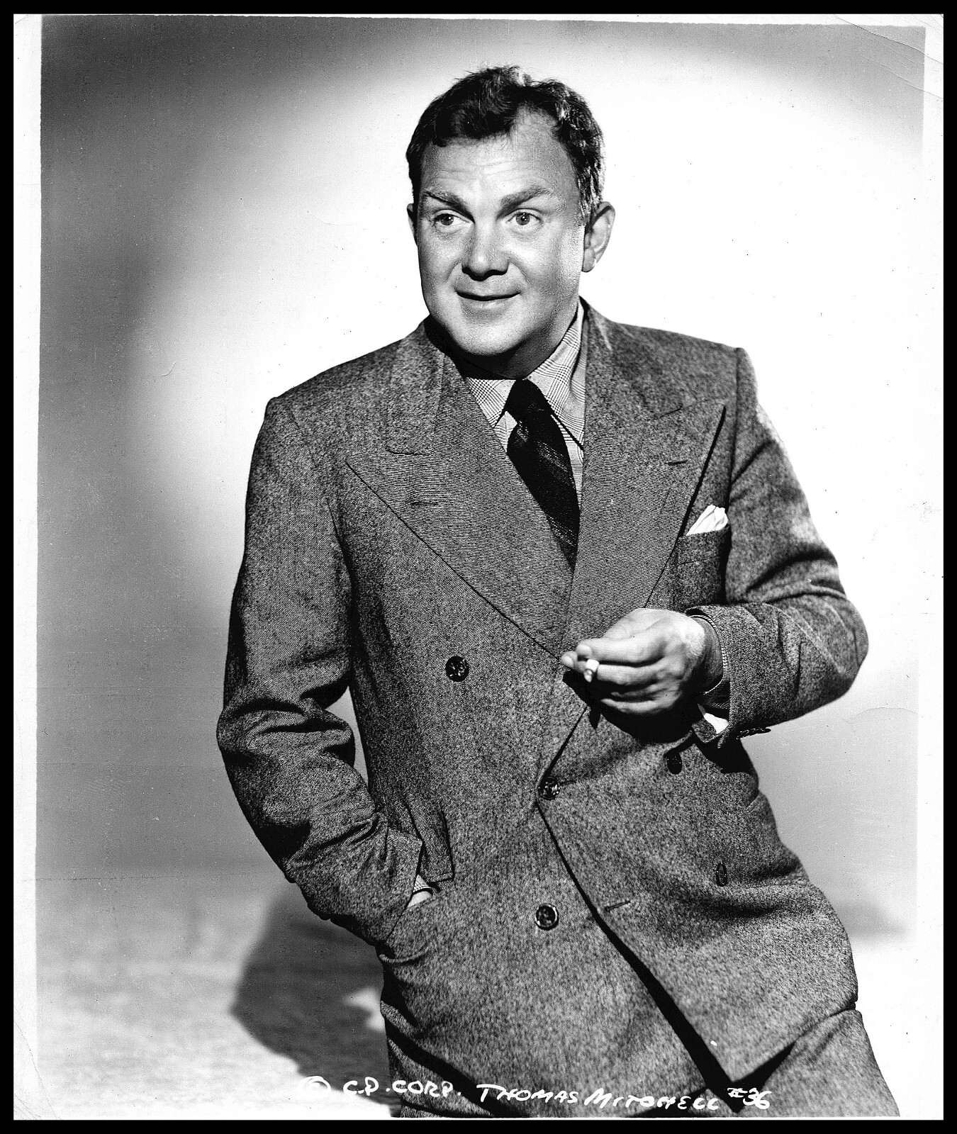 Thomas Mitchell (1940´s) PORTRAIT ORIGINAL VINTAGE PHOTO M 195