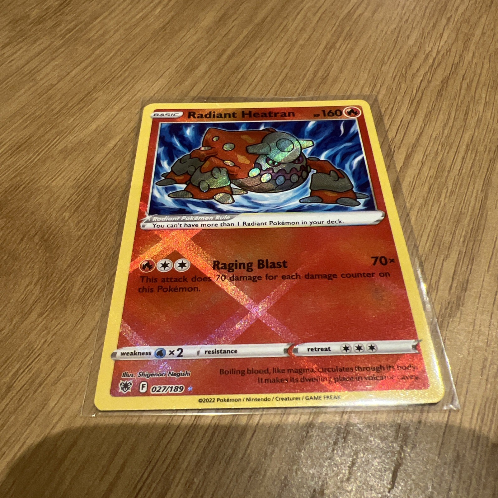 Radiant Heatran – 027/189 – Rare – Pokemon Astral Radiance