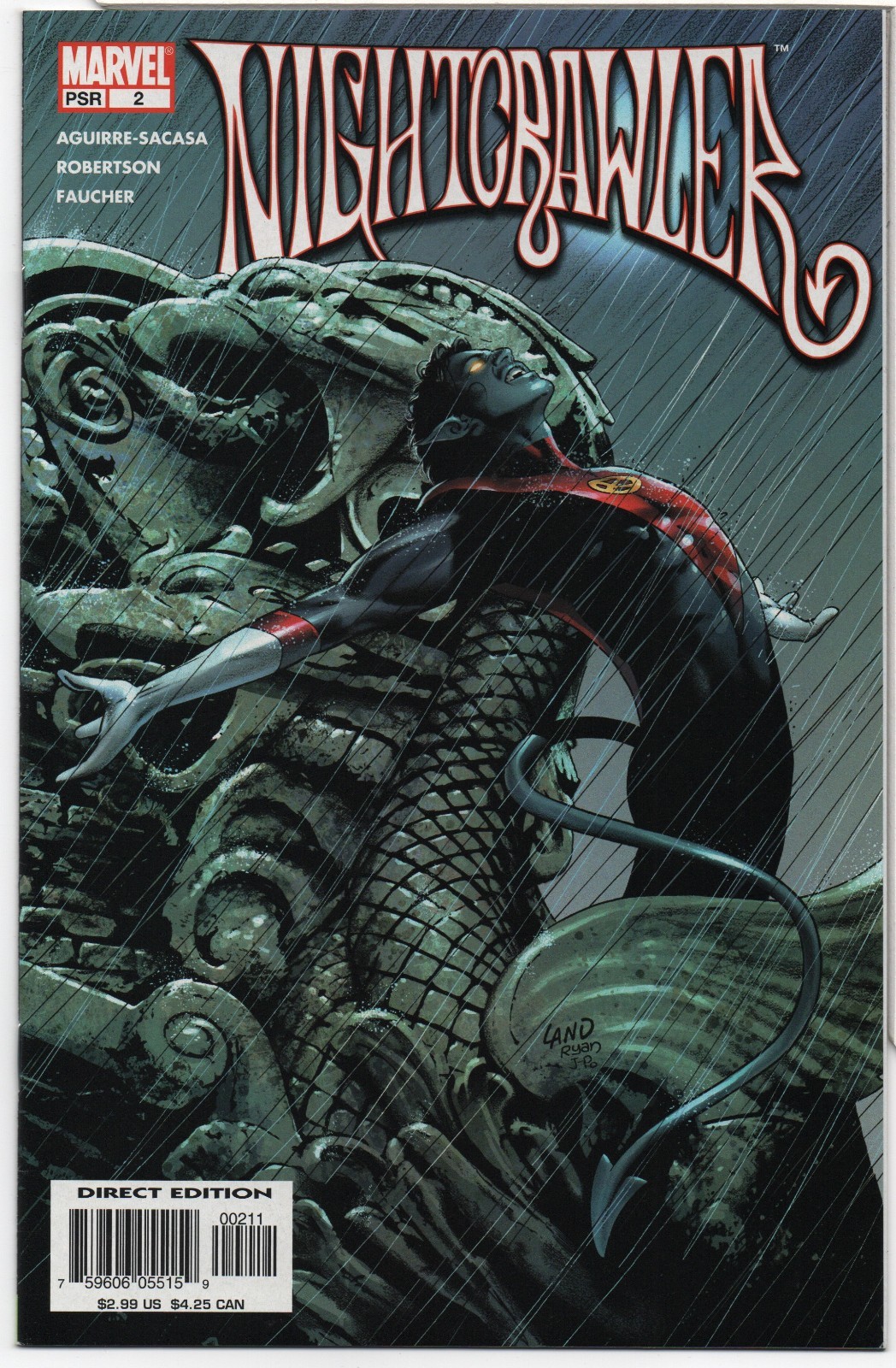 NIGHTCRAWLER #2 – 1ST APPEARANCES – GREG LAND COVER – THE DEVIL INSIDE 2004