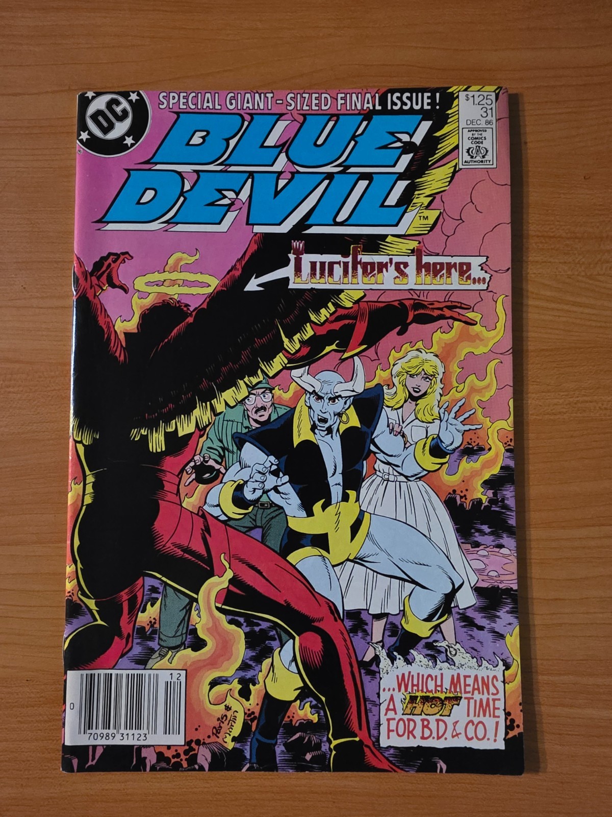 Blue Devil #31 Newsstand Variant ~ NEAR MINT NM ~ 1986 DC Comics