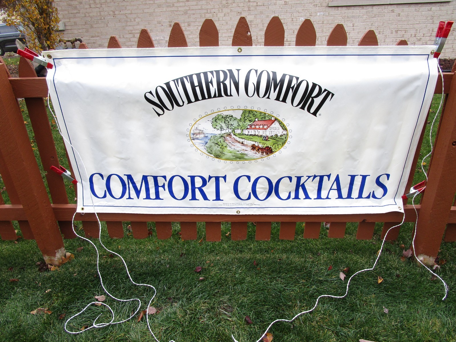 Southern Comfort Banner Comfort Cocktails Original 1993 Southern Comfort Sign