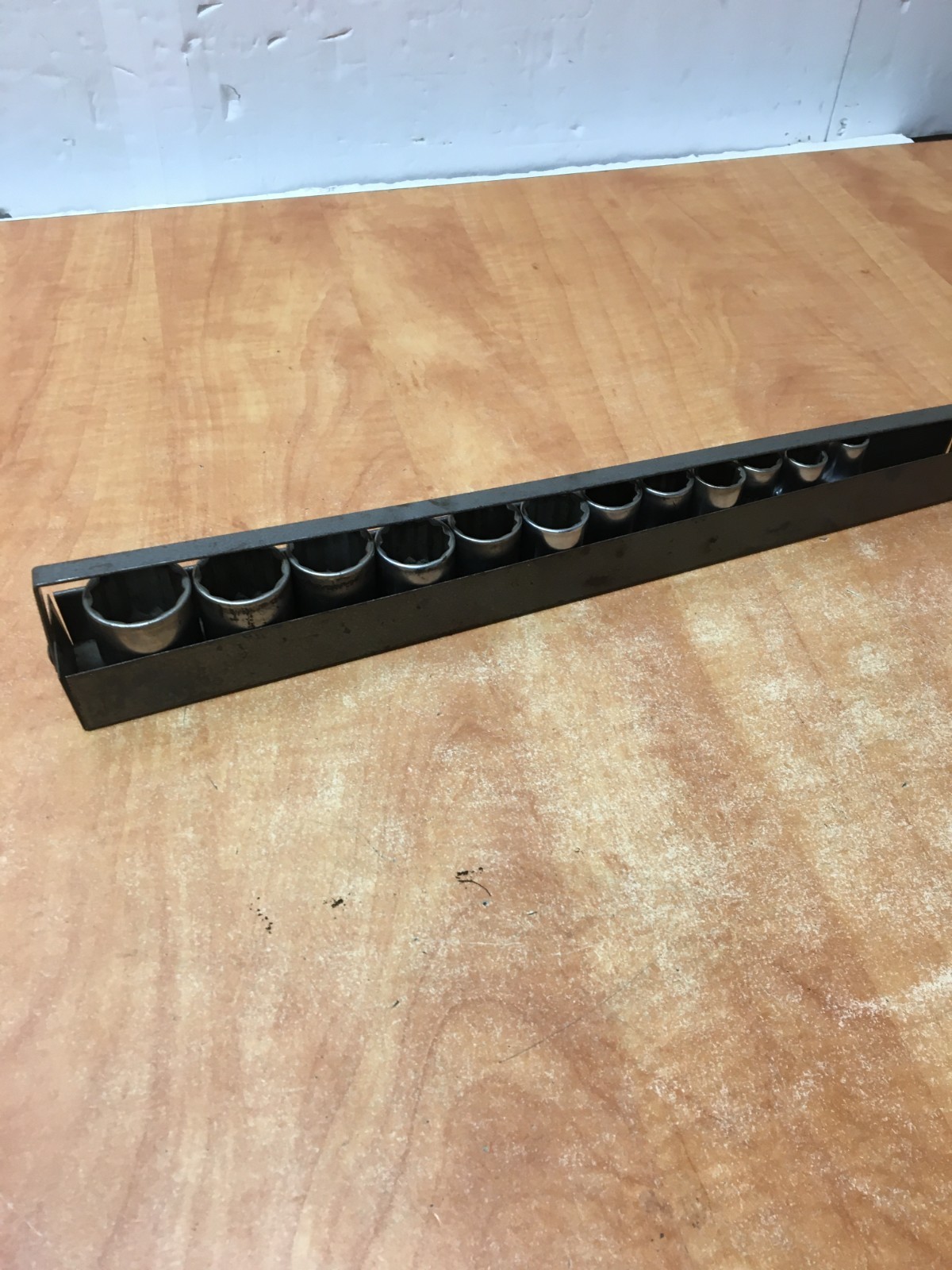 VINTAGE CRAFTSMAN -V- 1/2″ DRIVE 12pc SAE SOCKET SET 7/16 – 1-1/8 W TRAY USA