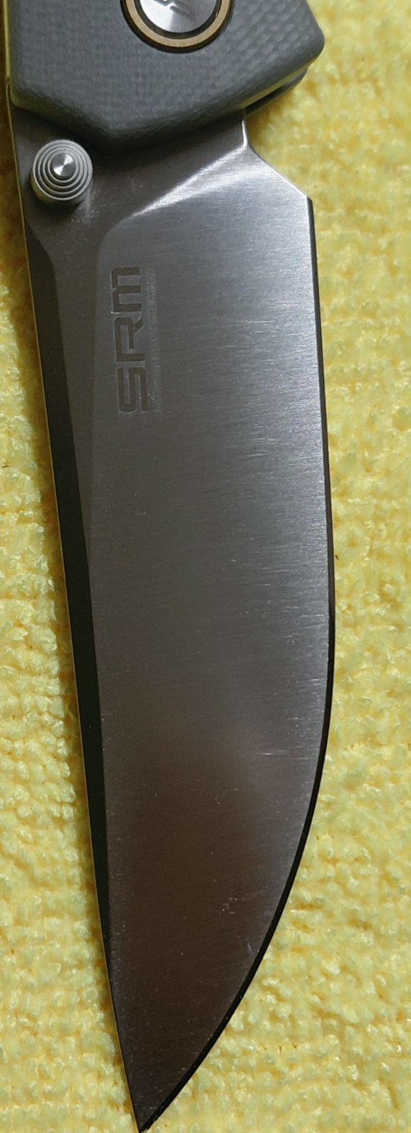 SRM Knives 255L-GK2 Ambi Lock Gray G10 Folding 10Cr15CoMoV Pocket Knife 255LGK2