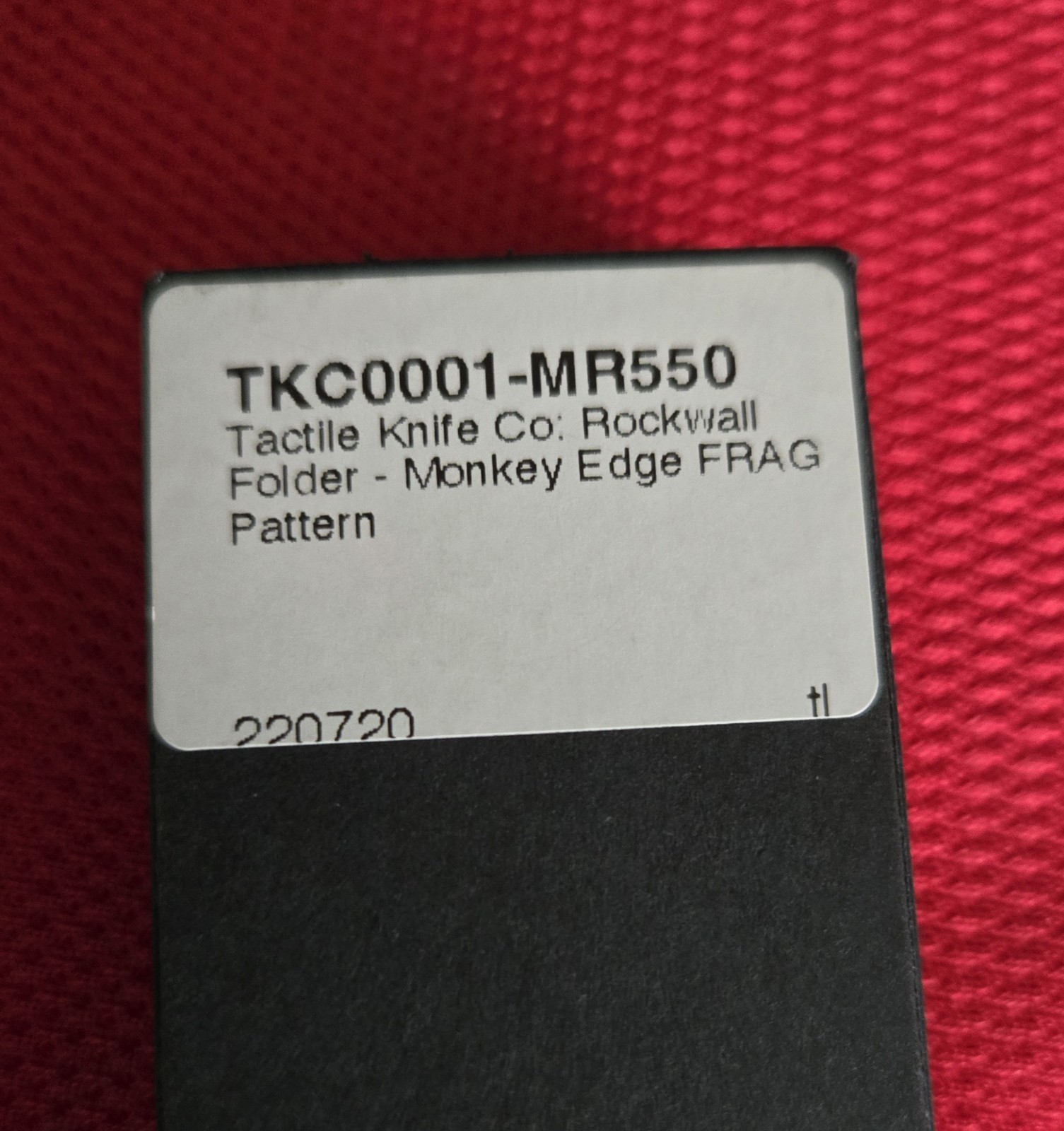 Tactile Knife Co Rockwall Folder – Monkey Edge FRAG Pattern