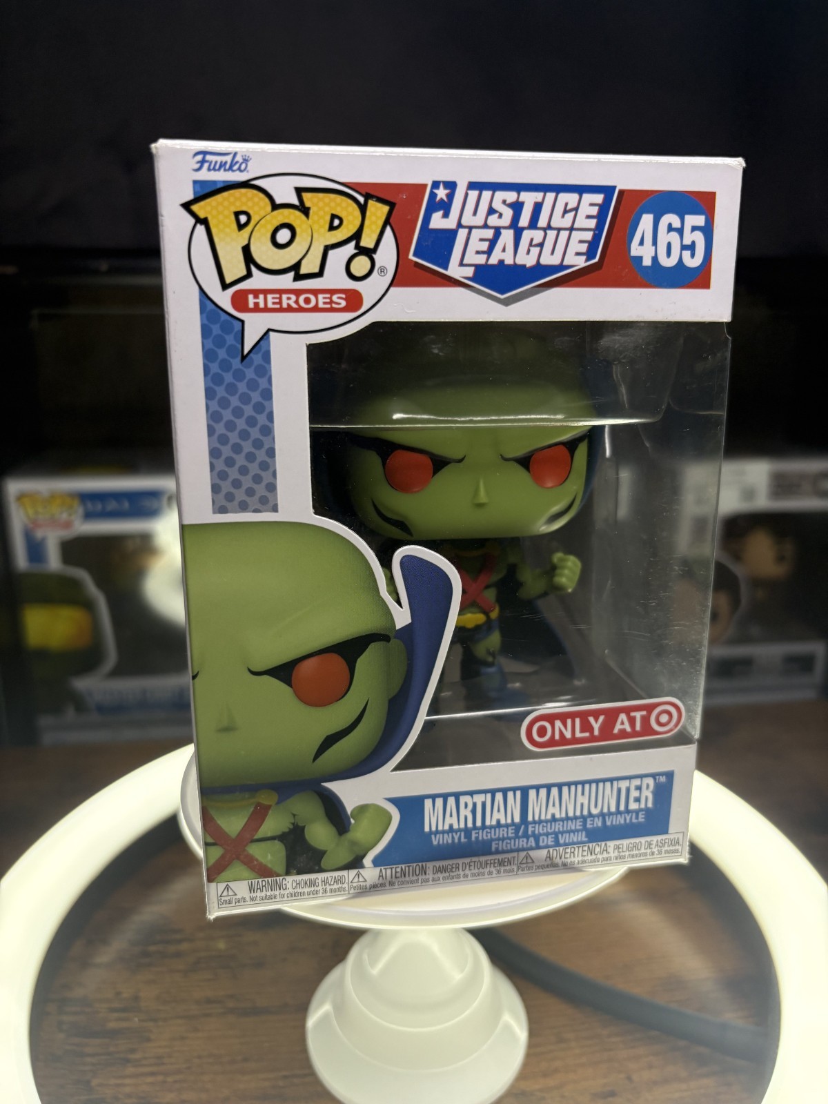 Funko Pop vinyl figure Martian Manhunter
