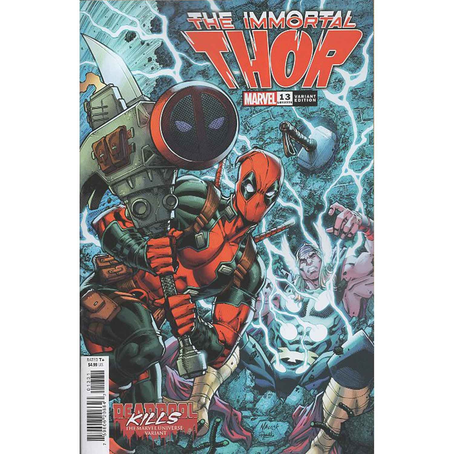 Immortal Thor #13 Nauck Deadpool Kills Marvel Universe Variant Marvel Comics
