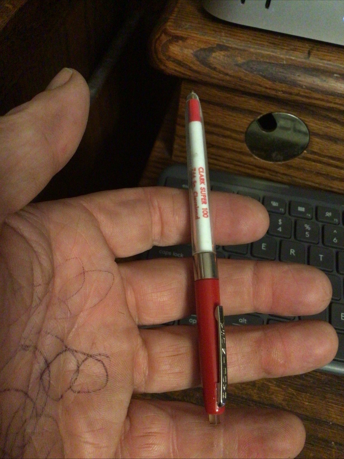 6” Clark Super 100 744 So Cleveland St Paul Mn Minn Gas Oil Advertising Pen