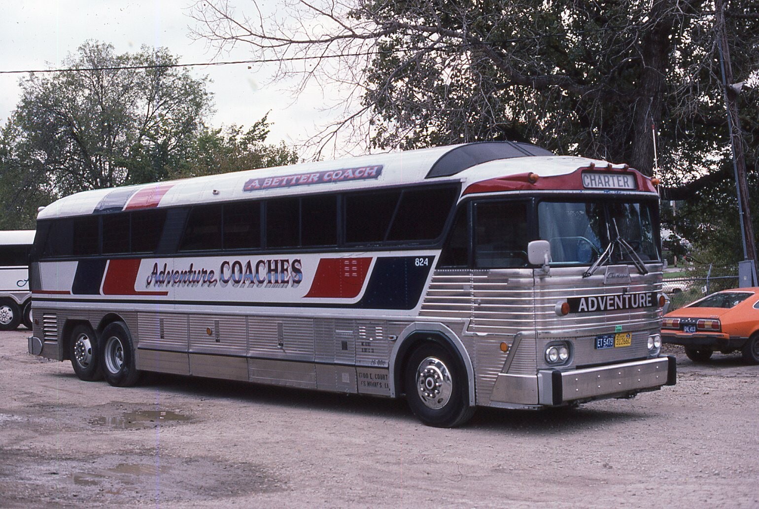Original Bus Slide Charter Adventure Coaches #824 1986 #36
