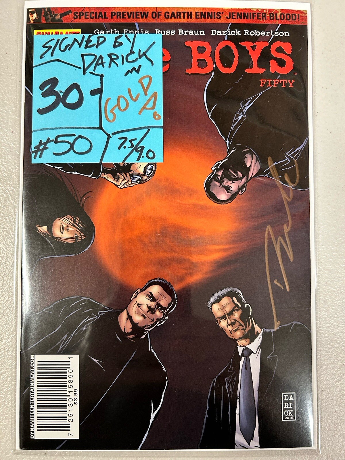 The BOYS – SIGNED Comic Books – AMAZON PRIME – HOMELANDER – Darick Robertson WOW