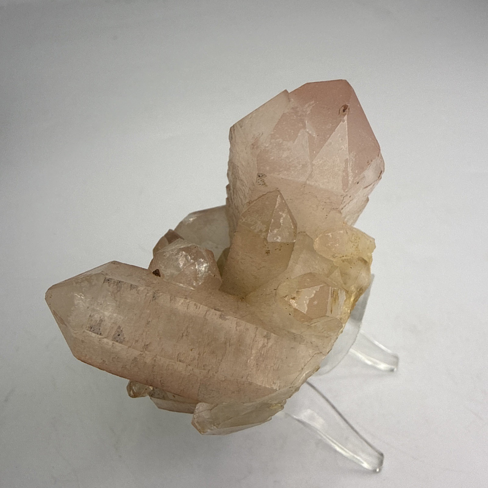 Natural A+ Himalayan Pink Hematite Quartz Cluster! Crystals,Minerals