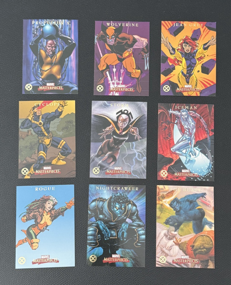 2007 Upper Deck Marvel Masterpieces Complete Base Set #1-90 + 5 Insert Sets (32)