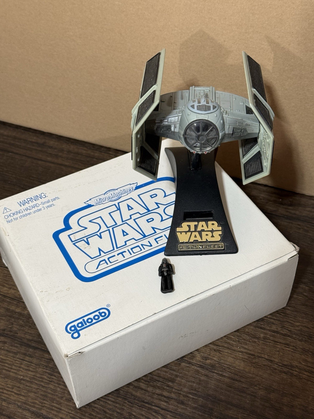 Micro Machines Star Wars Action Fleet Darth Vader’s Tie Fighter Imperial Pilot
