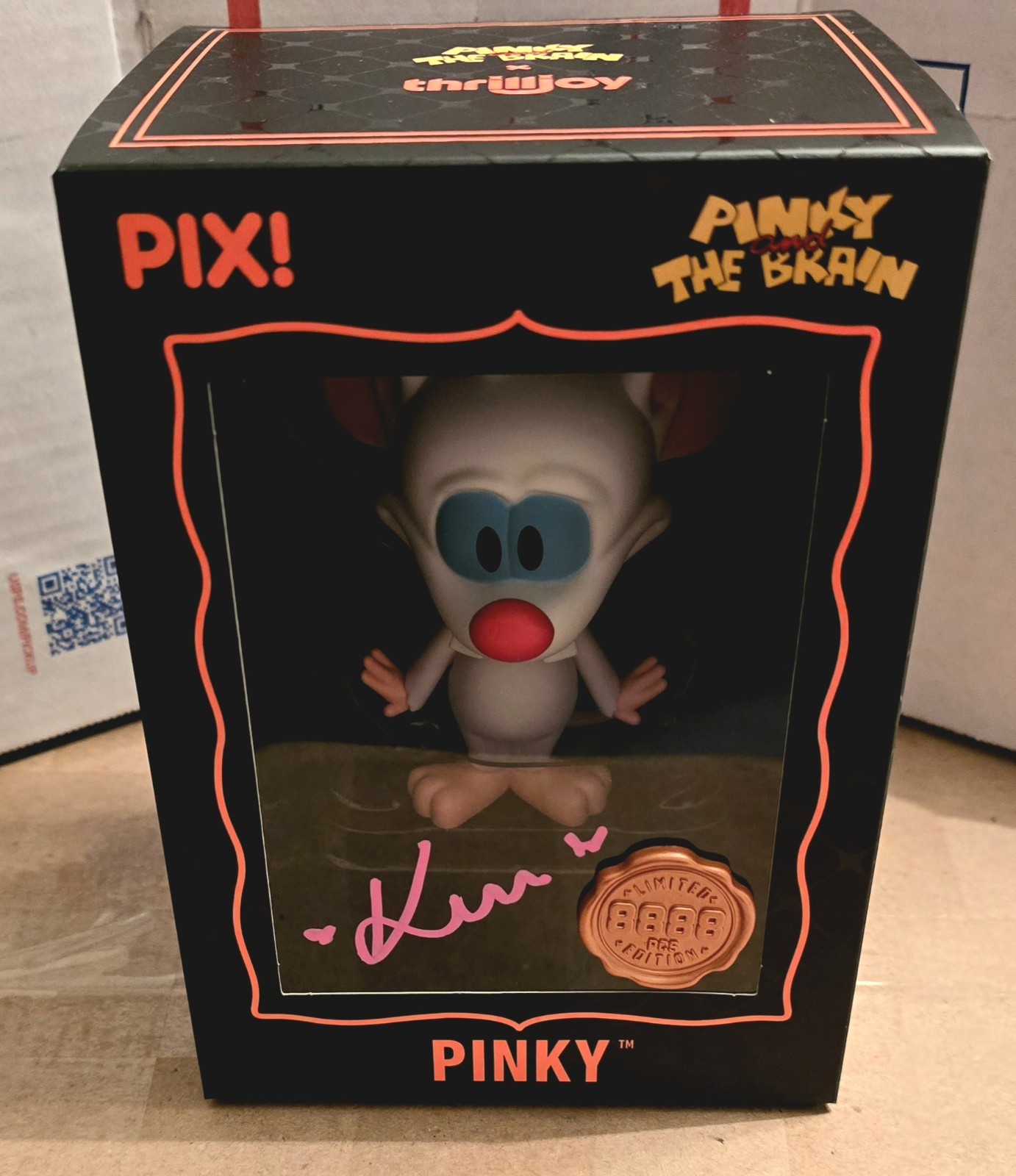 THRILLJOY PIX- PINKY- COMMON, AUTOGRAPHED BY KARRISA MARSTON WITH PROTECTOR