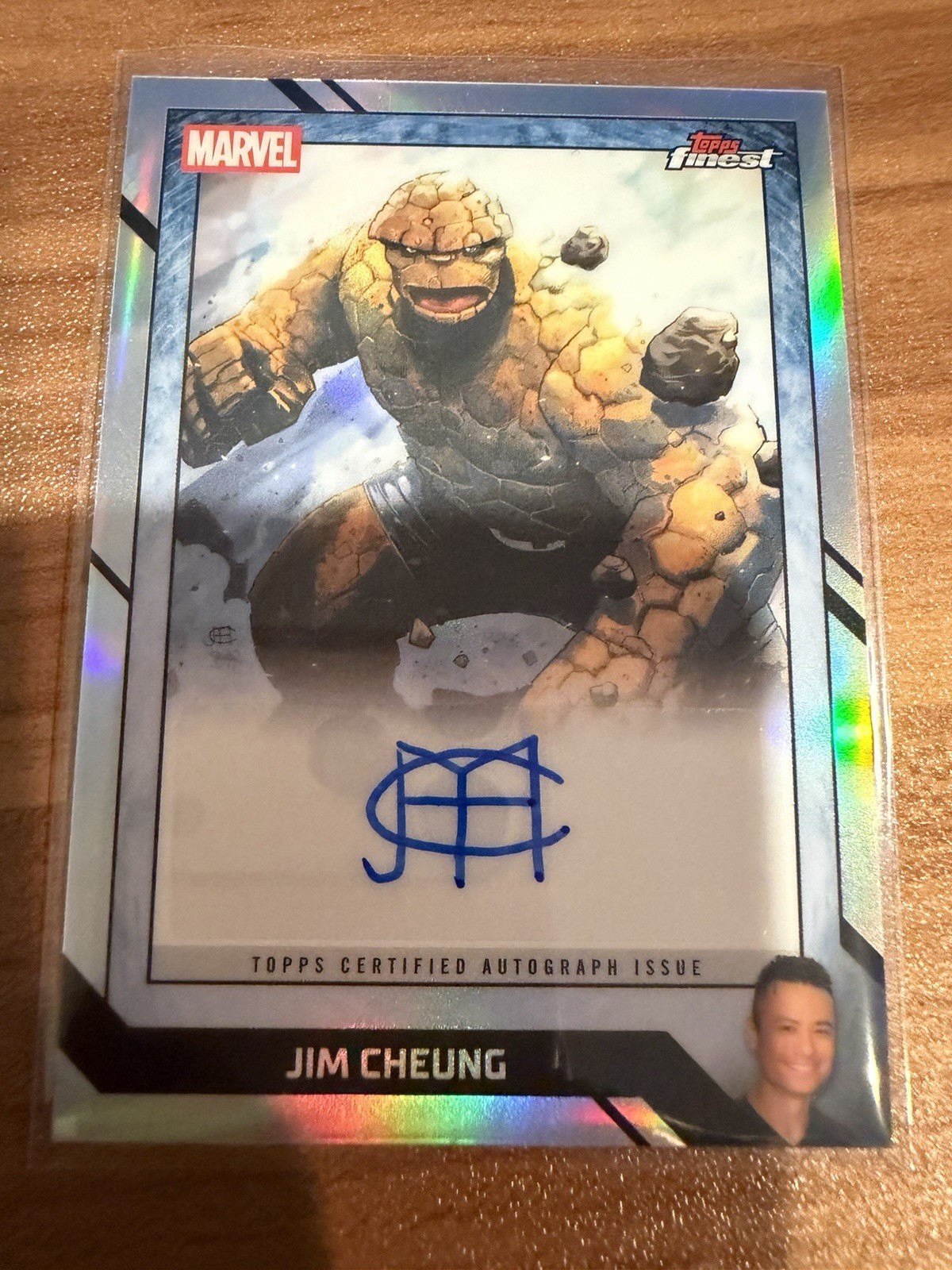 THE THING Jim Cheung AUTO #CB-JC 2026 Topps Finest Fantastic Four FF #642