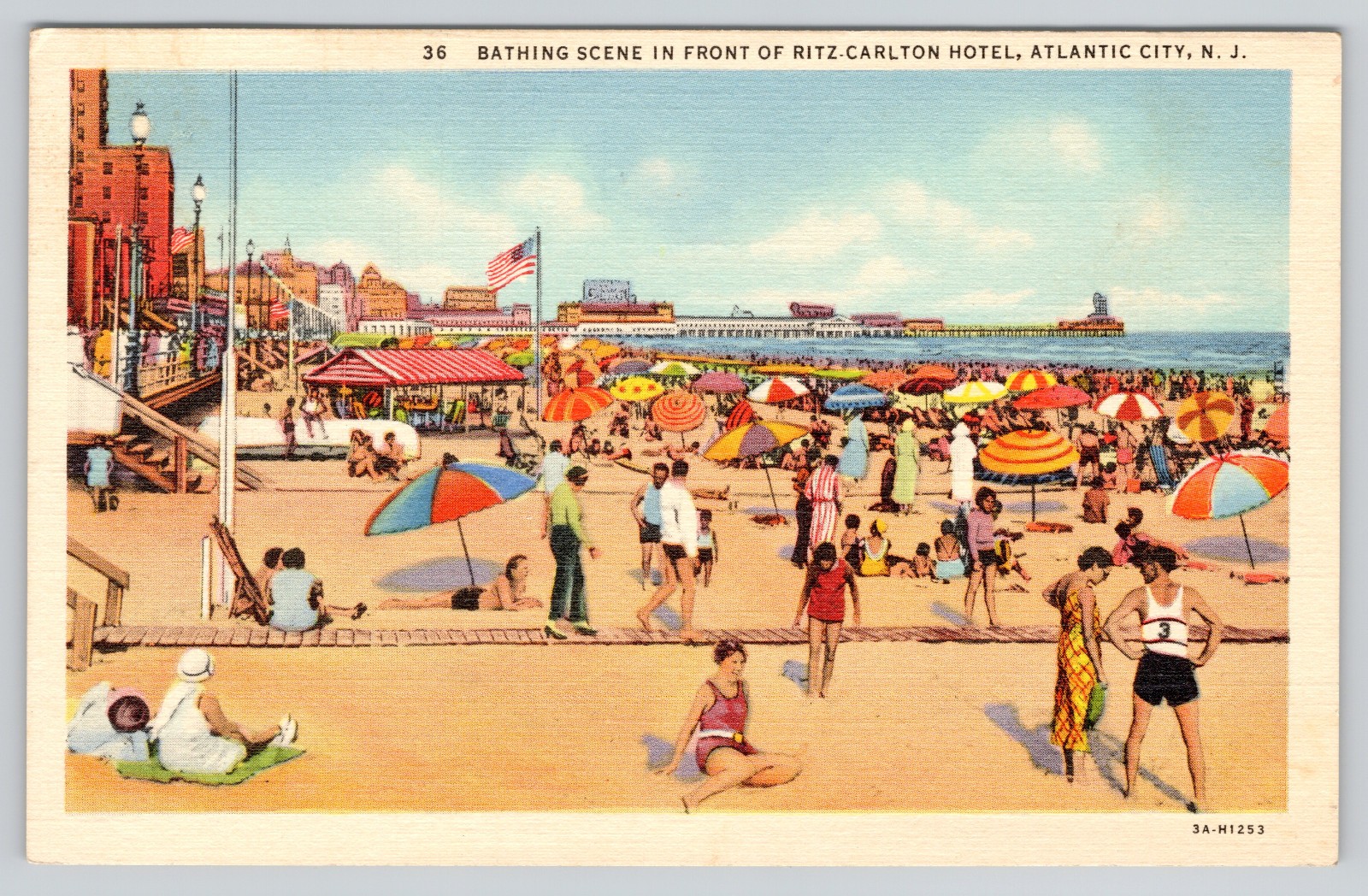 Atlantic City Postcards NJ Vintage LOT Hotels, Beach, Boardwalk New Jersey Views