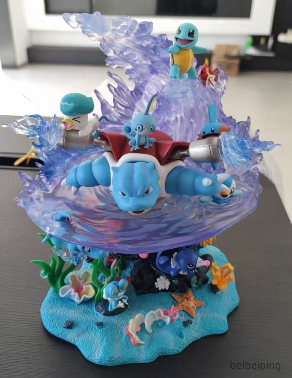 Blastoise Venusaur Animation Figure Ornament Gift Purple PVC New 1PC In Stock