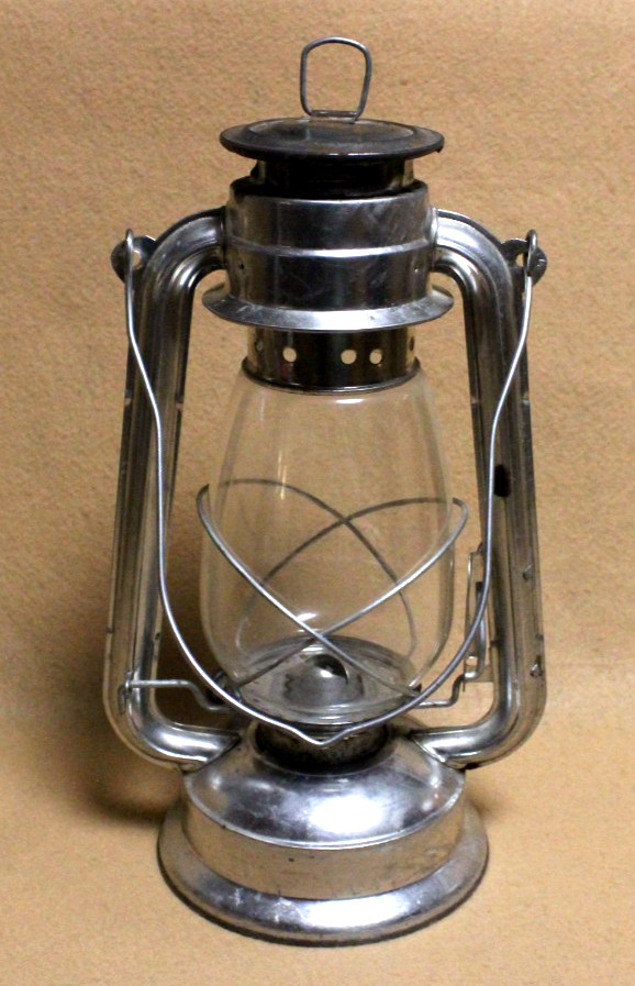Vintage Lantern Aluminium Lightweight – German Style with handle