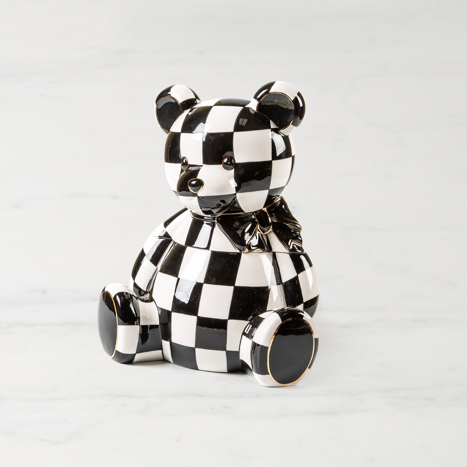 NEW MacKenzie-Childs Courtly Bear Cookie Jar