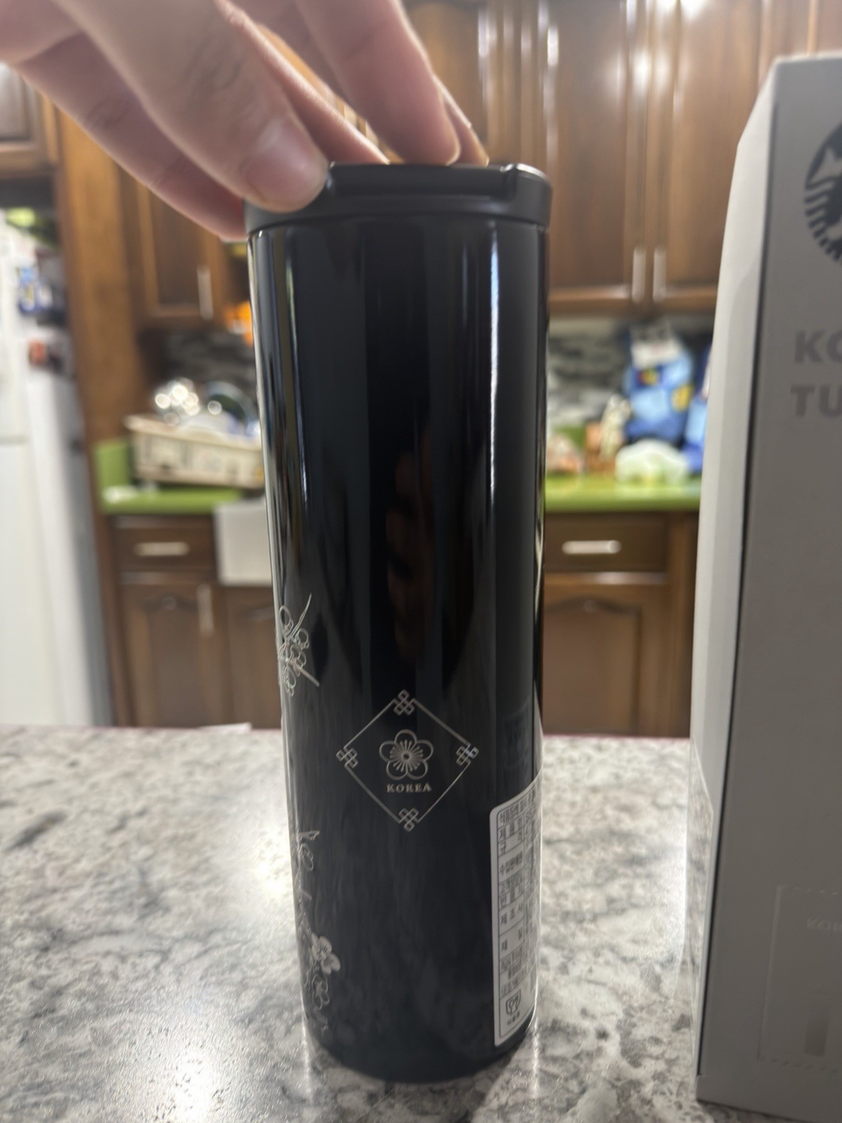 US Seller Starbucks Korea 2024 SS Korea black tumbler 473ml
