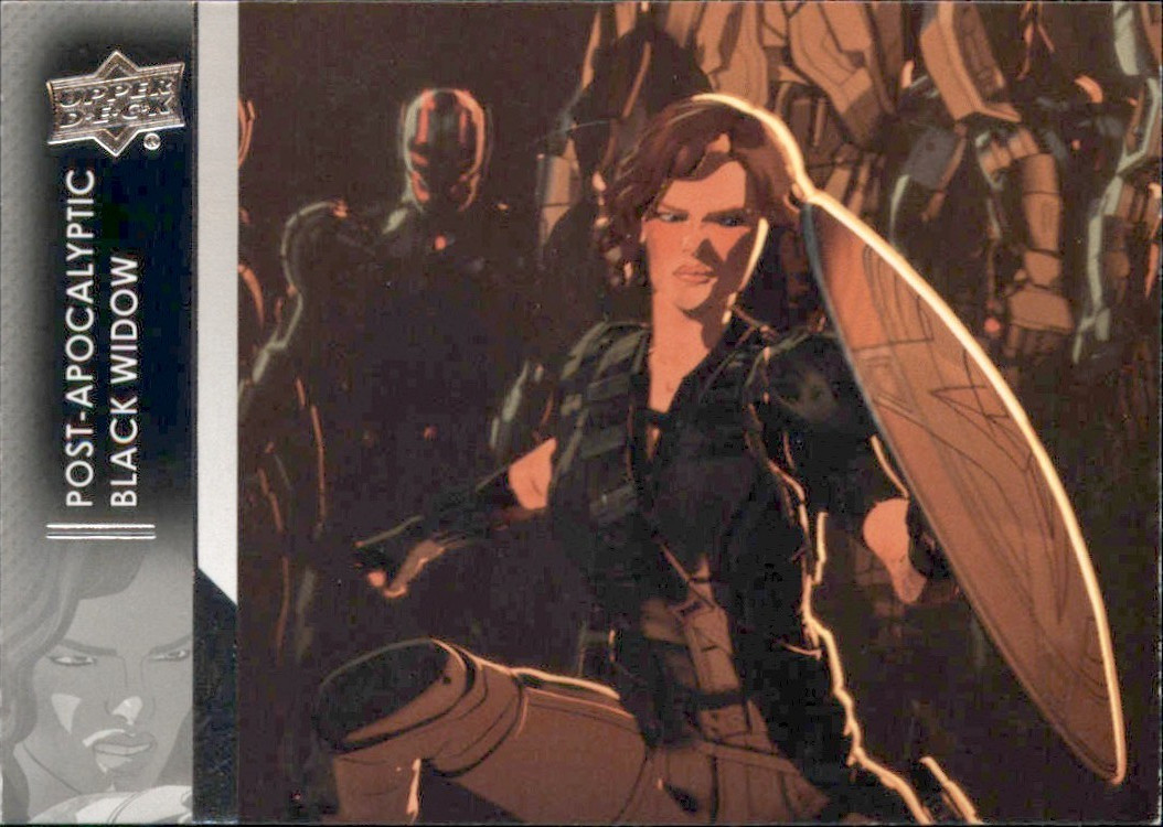 2023 Upper Deck Marvel What If?? – Post-Apocalyptic Black Widow Flagship #34