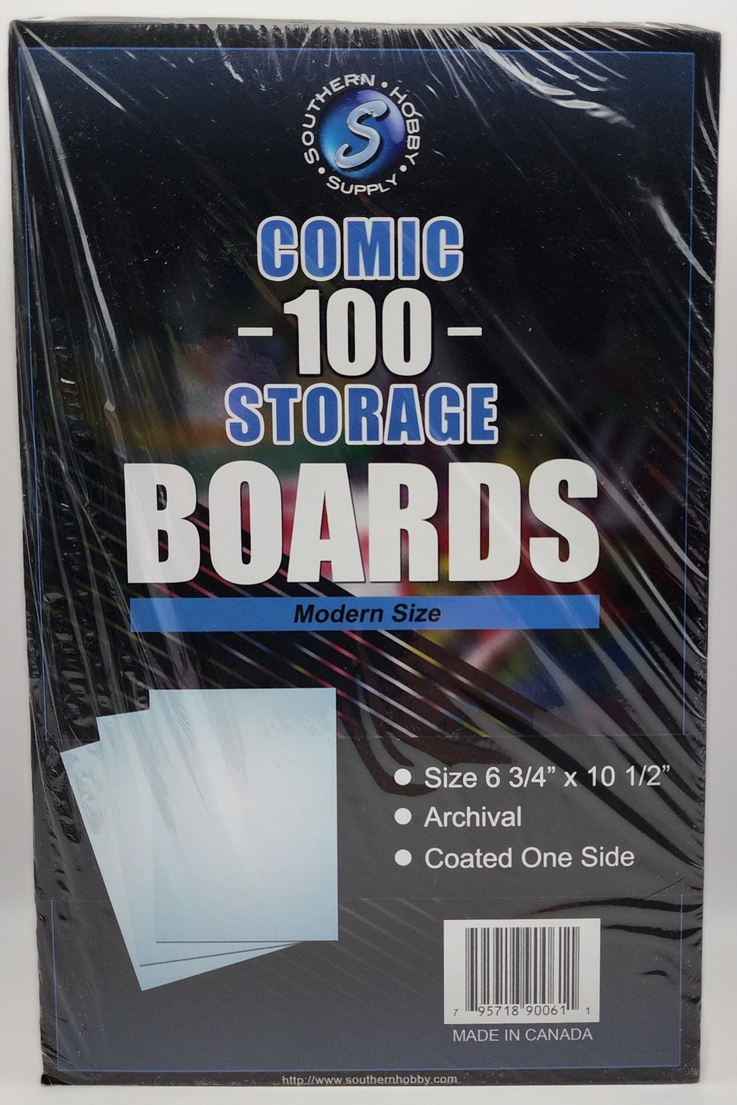 Comic Book Backer Boards Modern Size Southern Hobby Supply – New – 100 pc