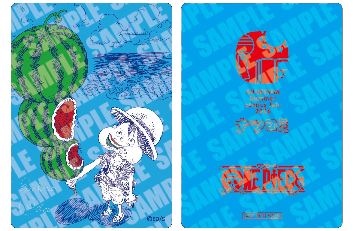 ONE PIECE Metakira Luffy Card Sign Summer Comic Fair Natsu Comi 2026 Japan Promo