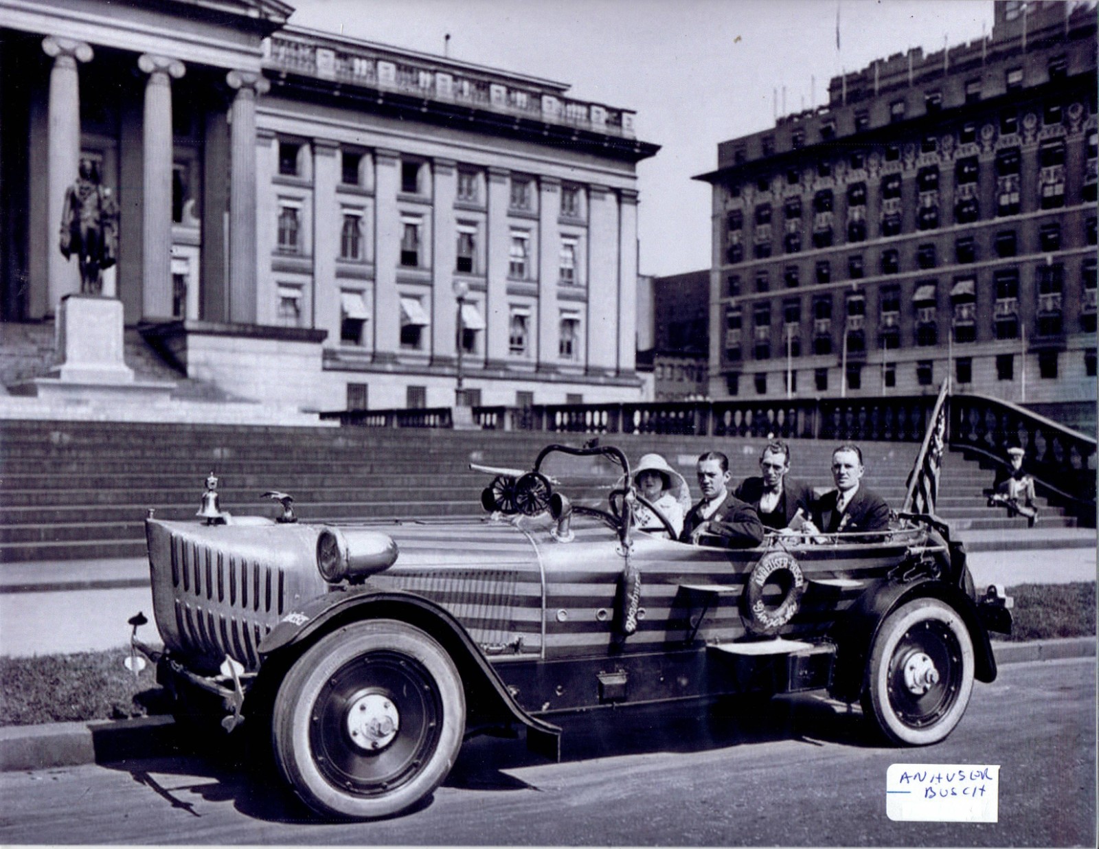1920s Anheuser Busch Car 8 1/2 x 11 Photo