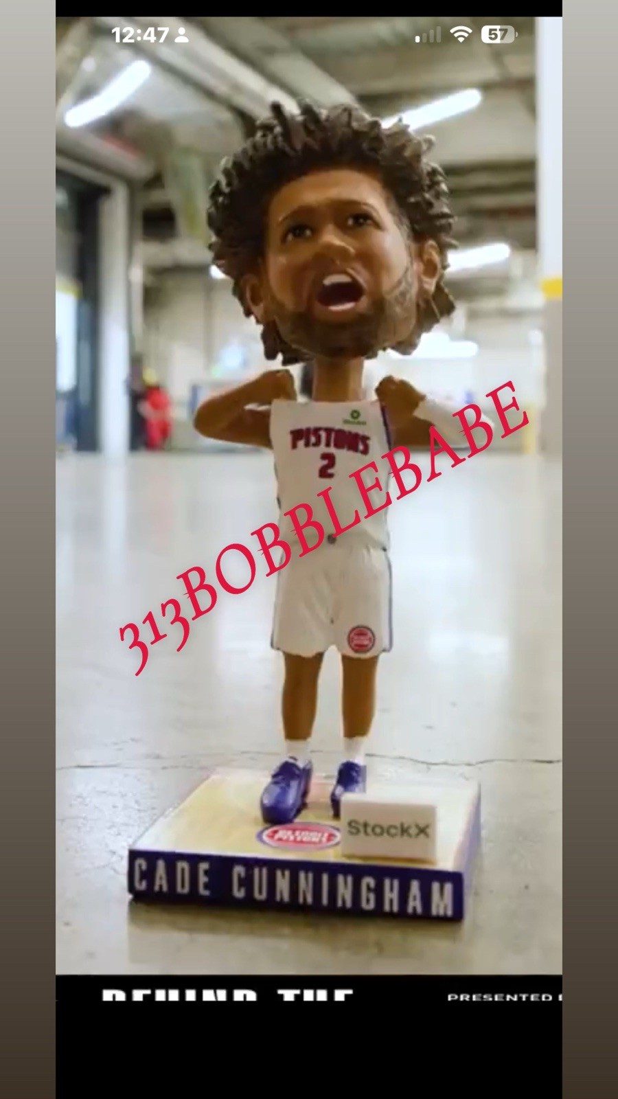 🔥EXCLUSIVE🔥Cade Cunningham Detroit Pistons Bobblehead 3/12/26 SGA