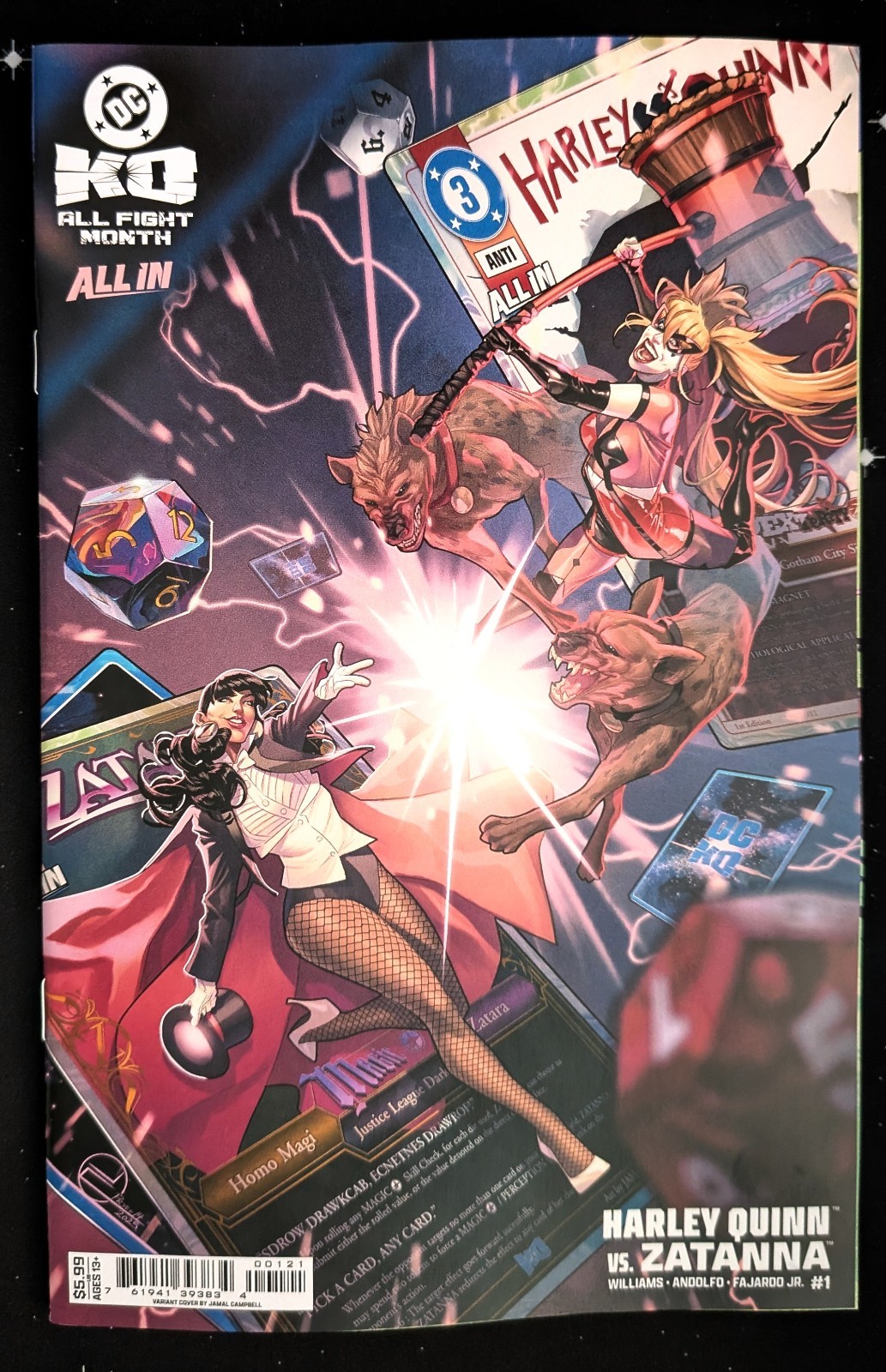 DC K.O. Harley Quinn Vs. Zatanna #1 (One Shot) Jamal Campbell Card Stock Var NM