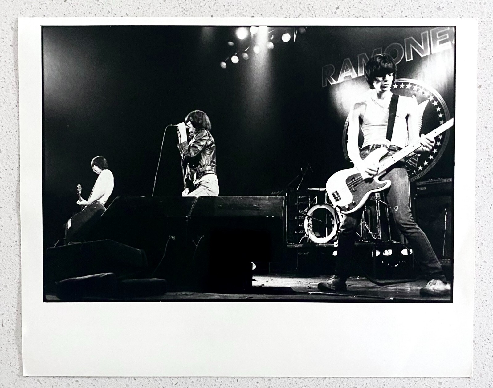 1978 The Ramones “Electrifying The Stage” Type 1 Original Photo